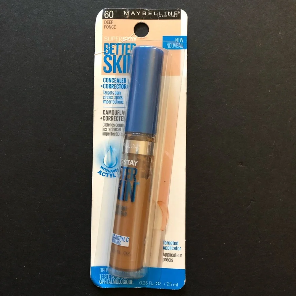 New CONCEALER Maybelline Better Skin 60 Deep